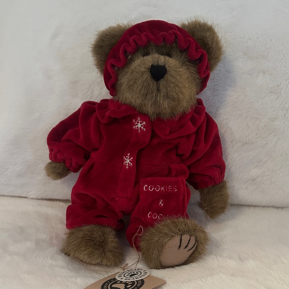 Boyds Bears Red Pajama Bear CC COCOABEAR